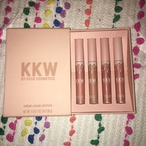 KKW KYLIE Creme Lipstick Set Box Makeup Kardashian
